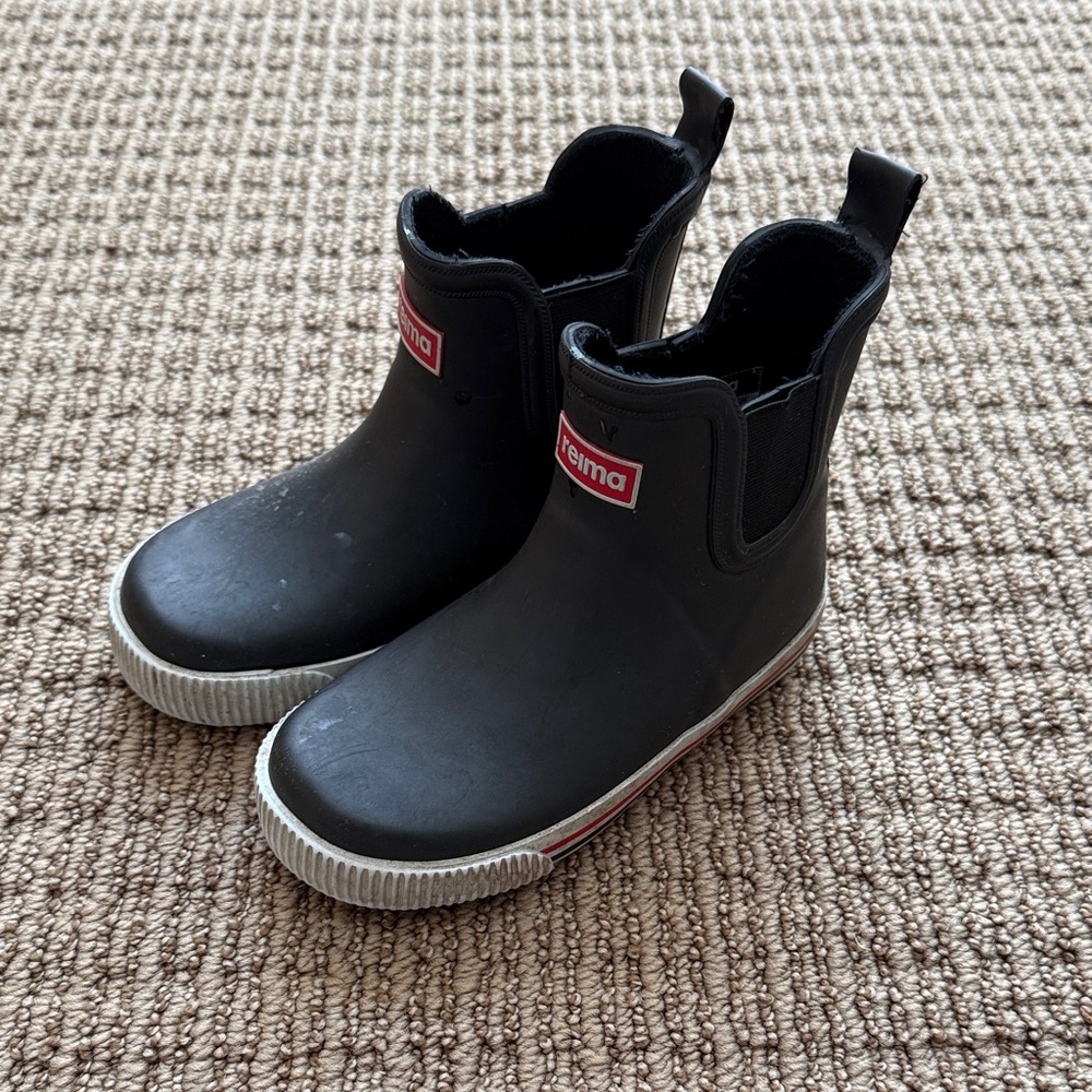 Reima Black Kids Rain Boots